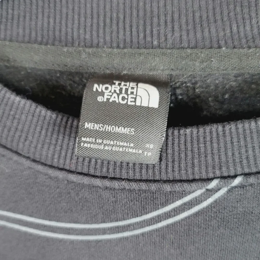 The North Face Men's Graphic Injection Crew Sweatshirt in Black, sz XS